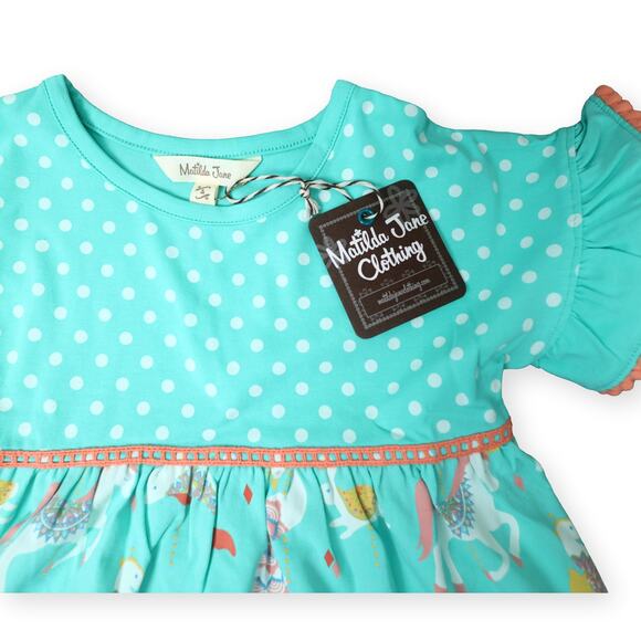 MJC NWT Girls Matilda Jane Dream Chasers Fun at the Circus Sleep Dress 4 - Picture 3 of 10